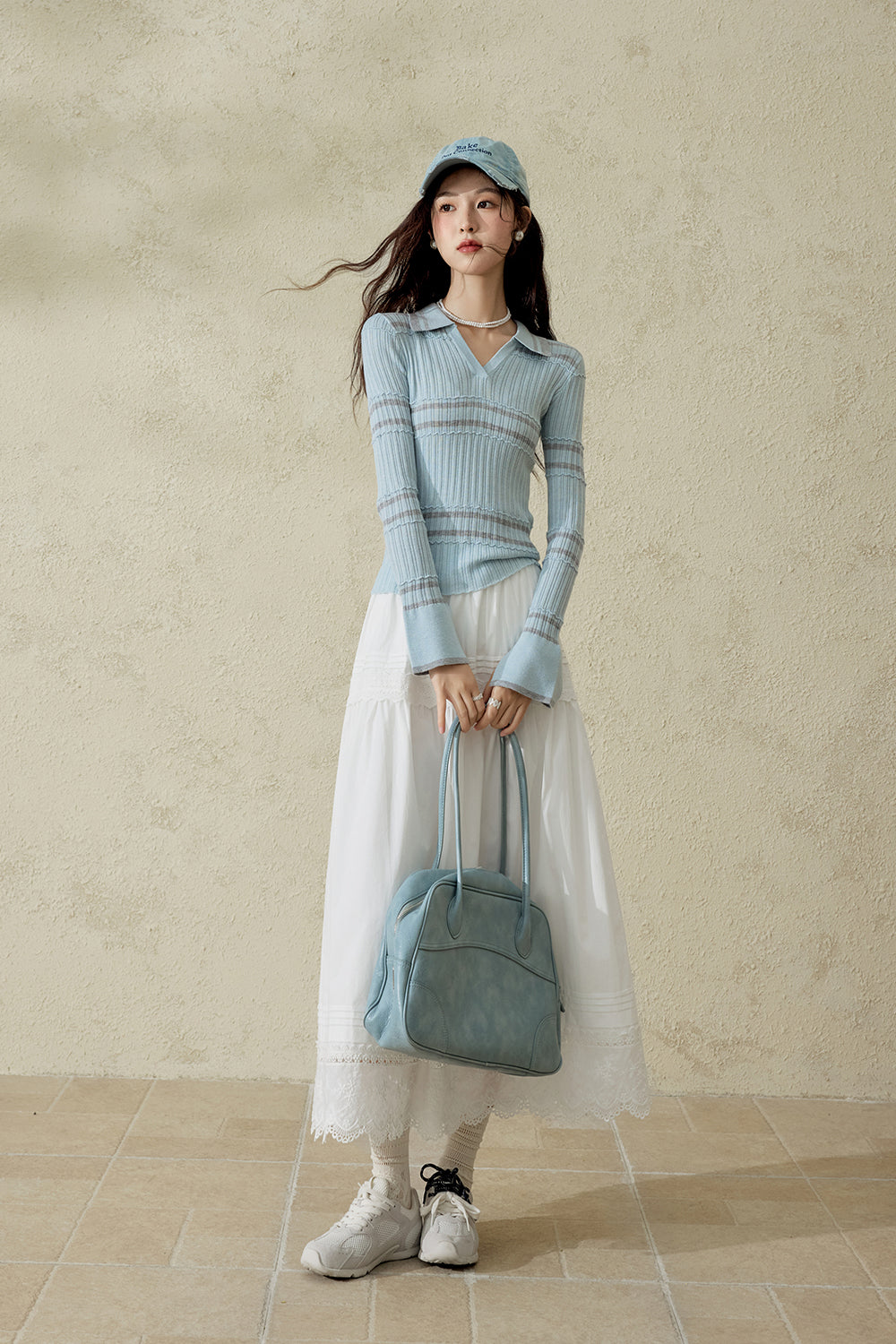 여성용 니트 셔츠