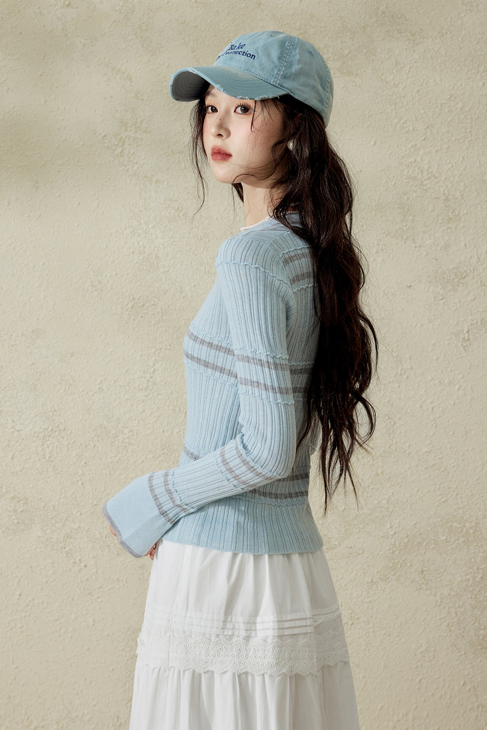 여성용 니트 셔츠