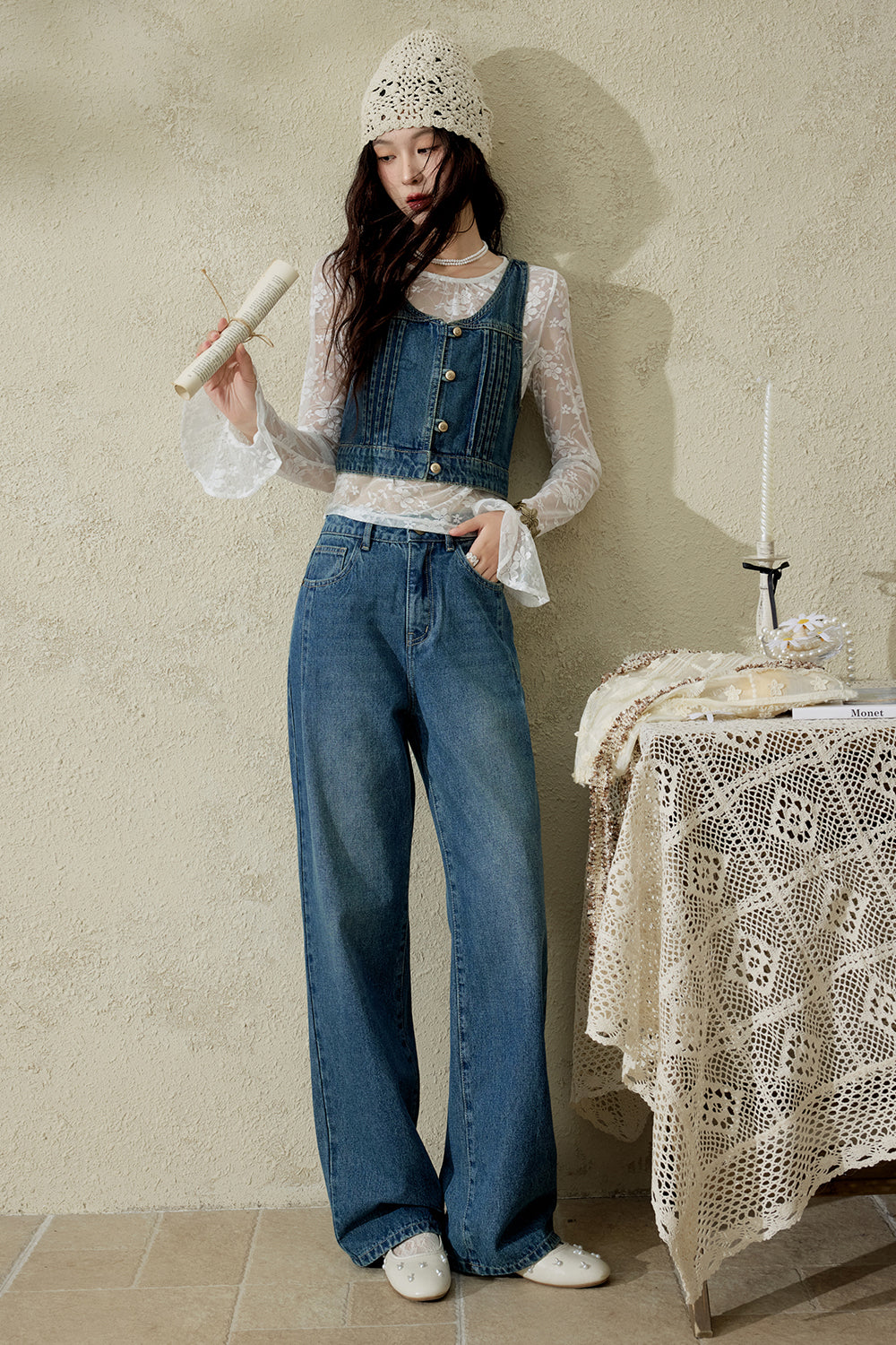 Vest and Jeans for Women Sold separately
