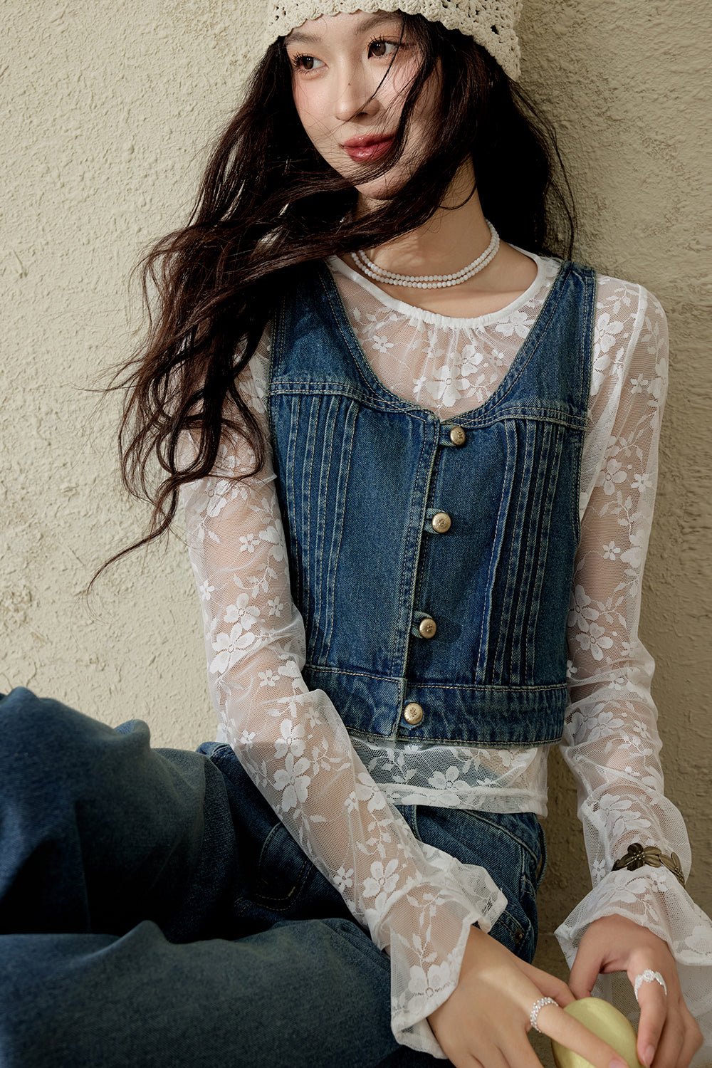 Vest and Jeans for Women Sold separately
