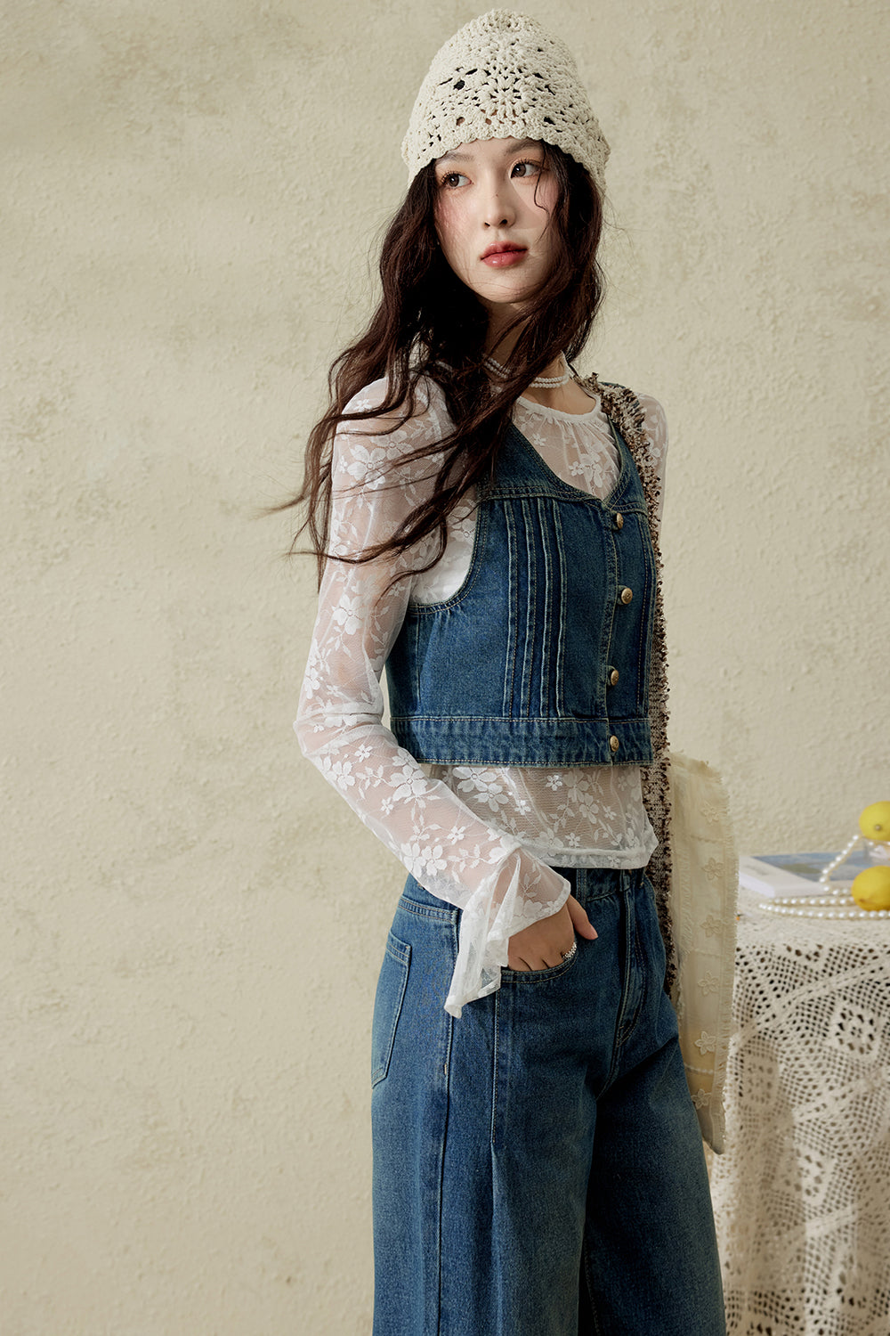Vest and Jeans for Women Sold separately