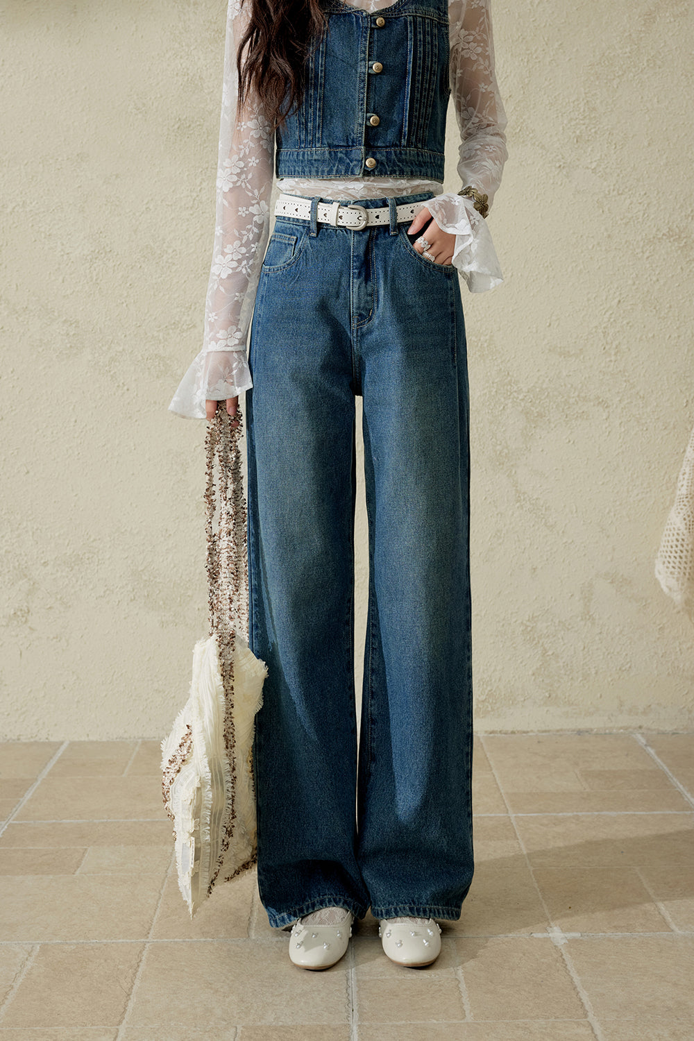 Vest and Jeans for Women Sold separately