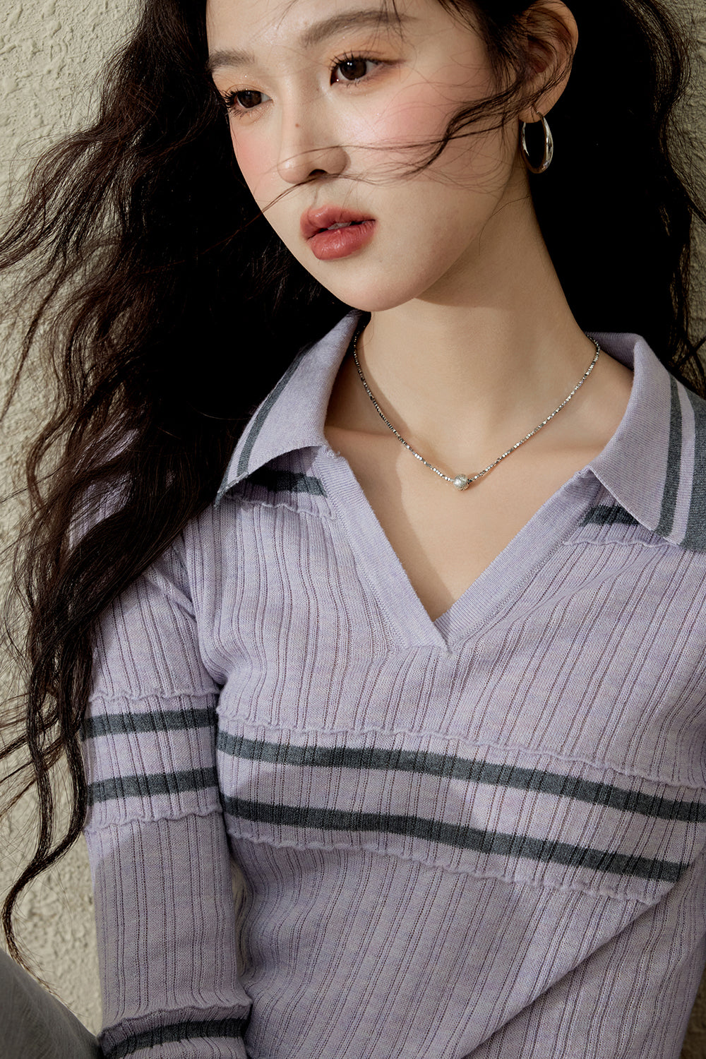 여성용 니트 셔츠