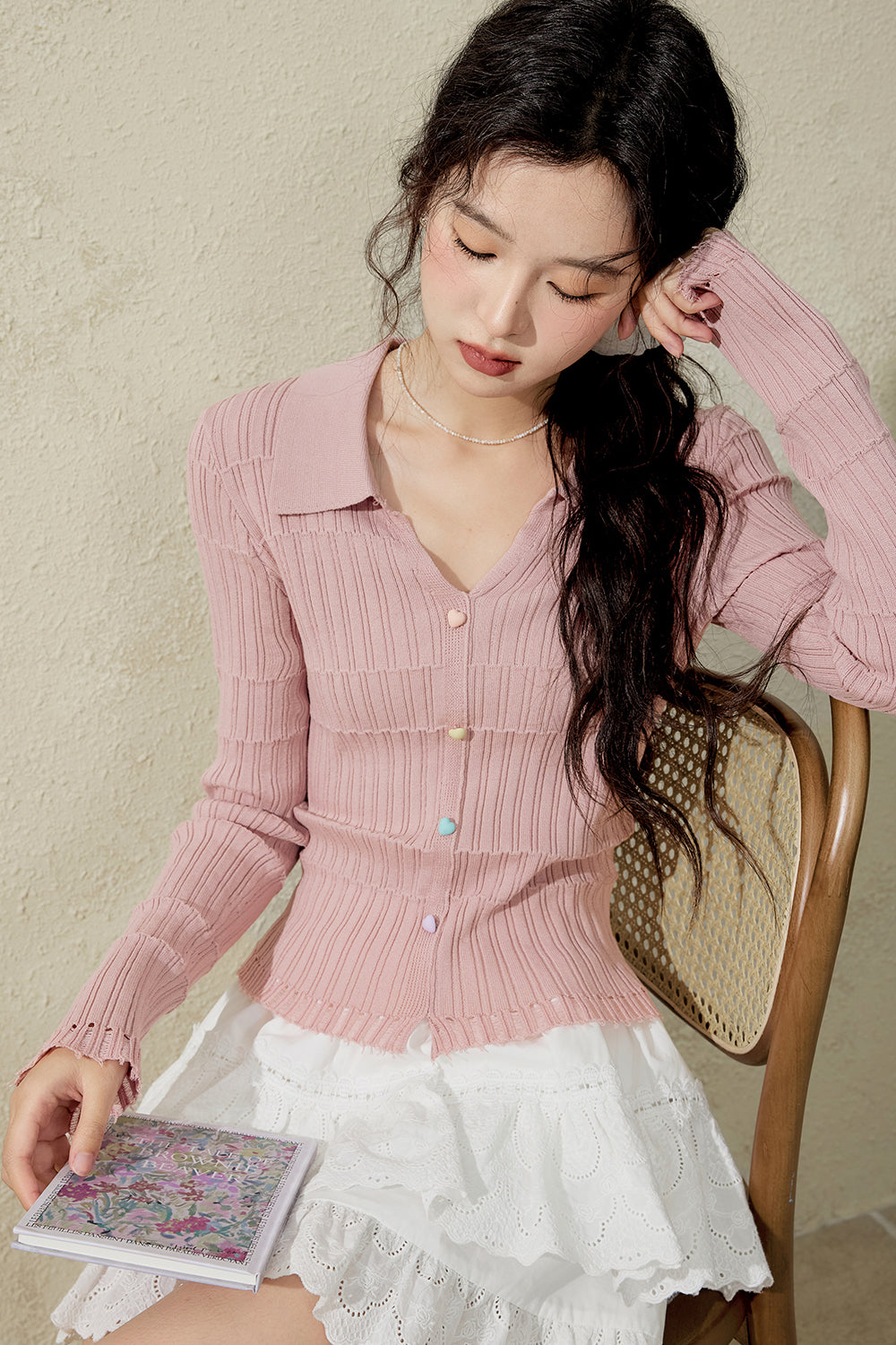 여성용 니트 셔츠