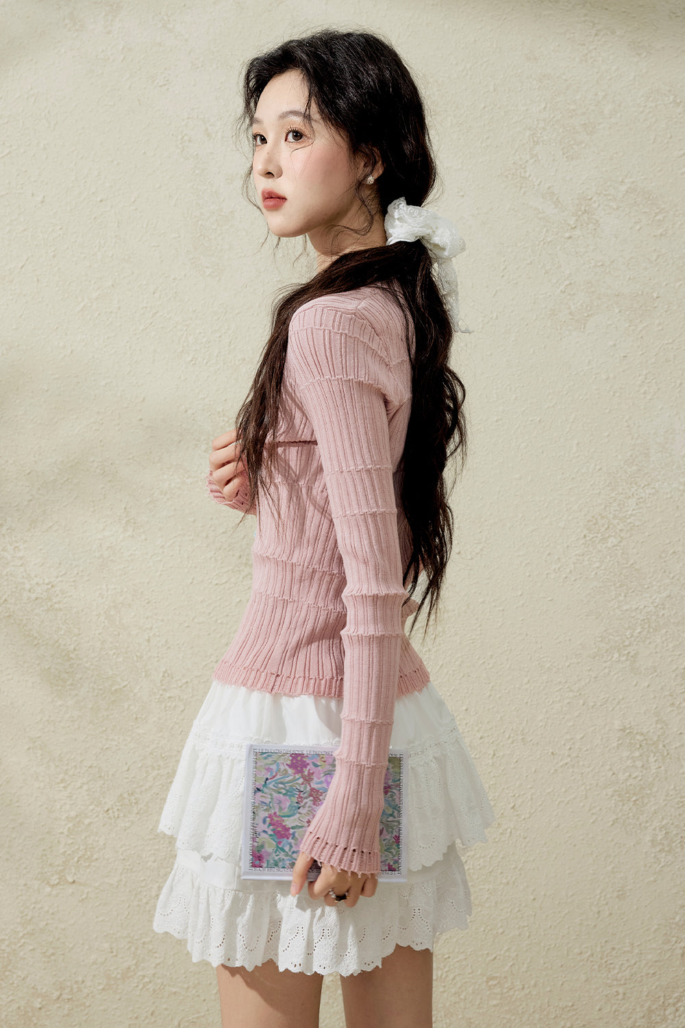 여성용 니트 셔츠