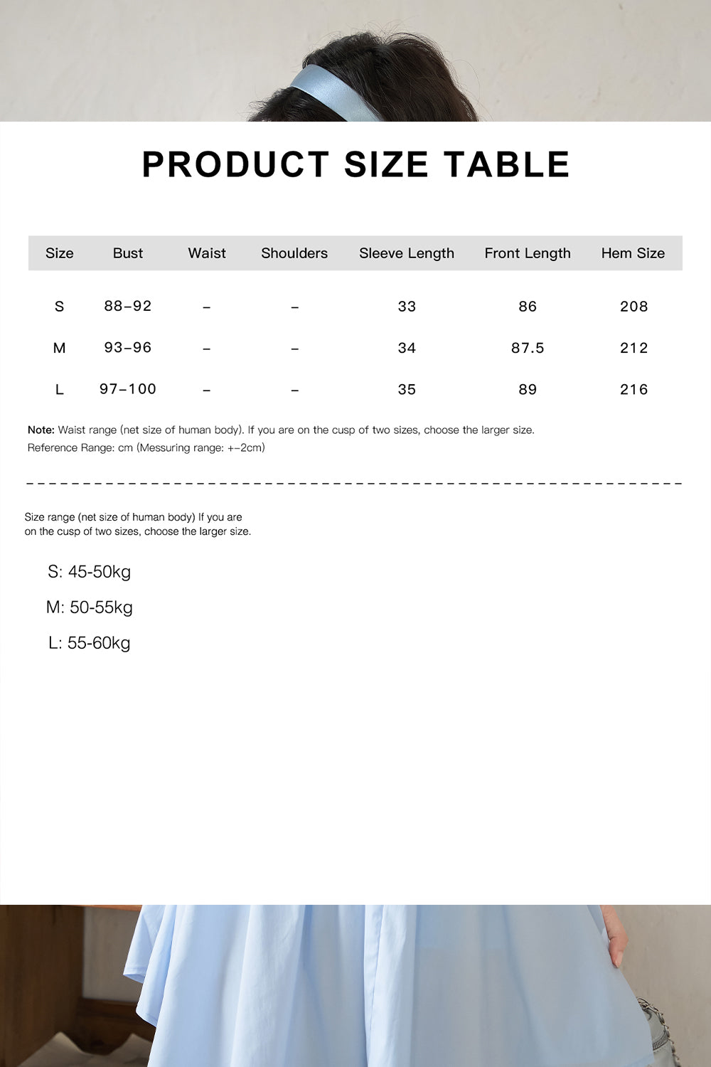 Gaun Midi A-line untuk Wanita
