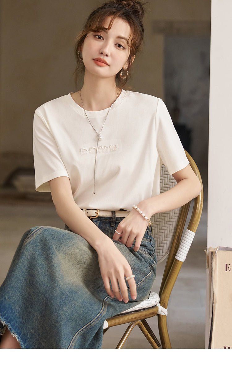 Rok Denim Panjang Pinggang Tinggi untuk Wanita