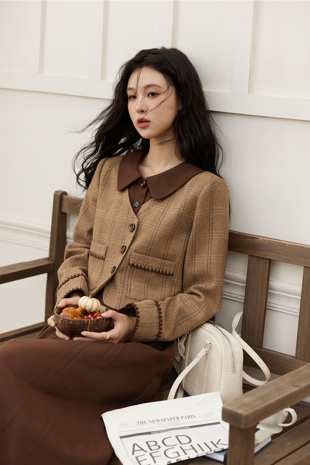 ชุดเสื้อโค้ตและกระโปรงขายแยกกัน