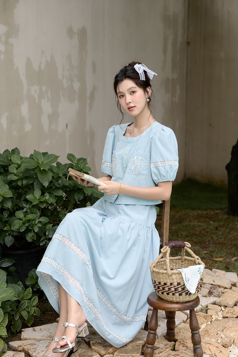 Set Blus dan Rok Dijual Terpisah