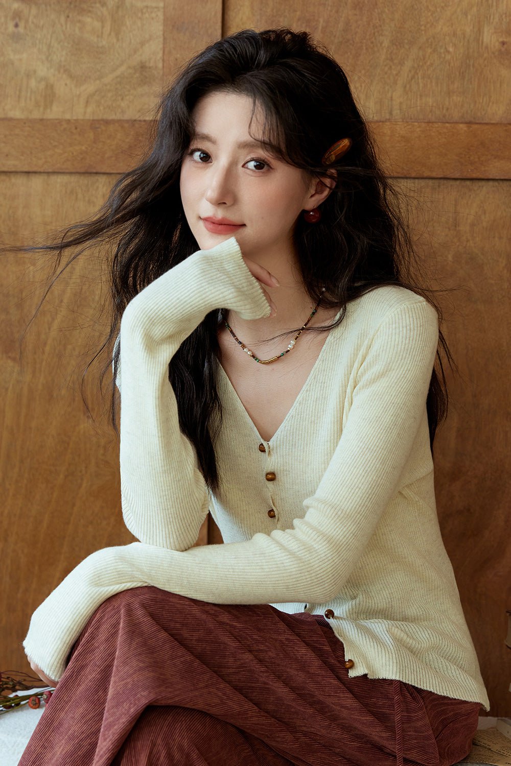Áo Sơ Mi Nữ Dệt Kim