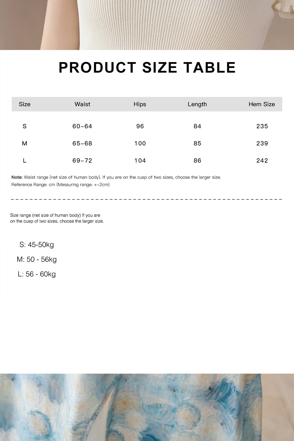 Rok Maxi A Line untuk Wanita