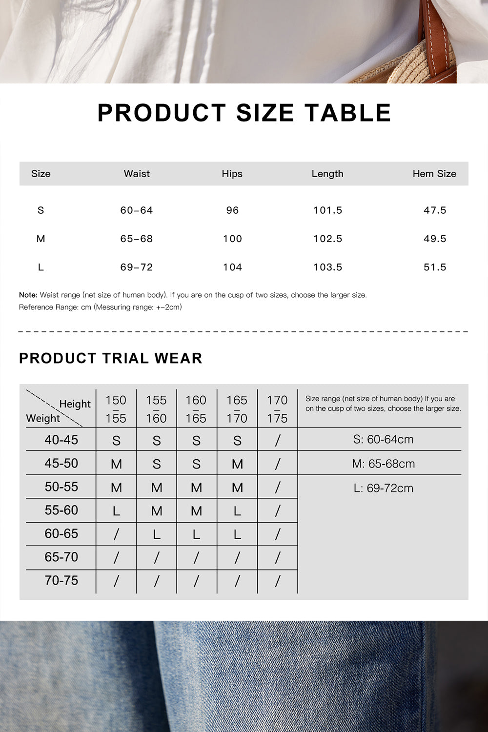 Jeans Denim untuk wanita