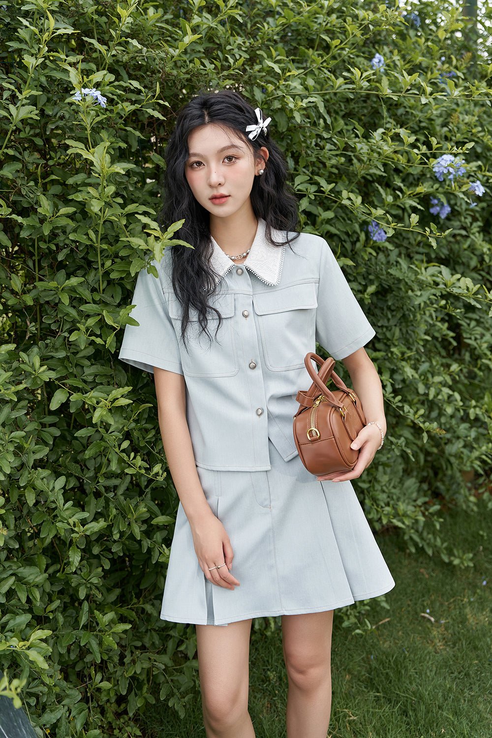 ชุดเสื้อโค้ตและกระโปรงขายแยกกัน