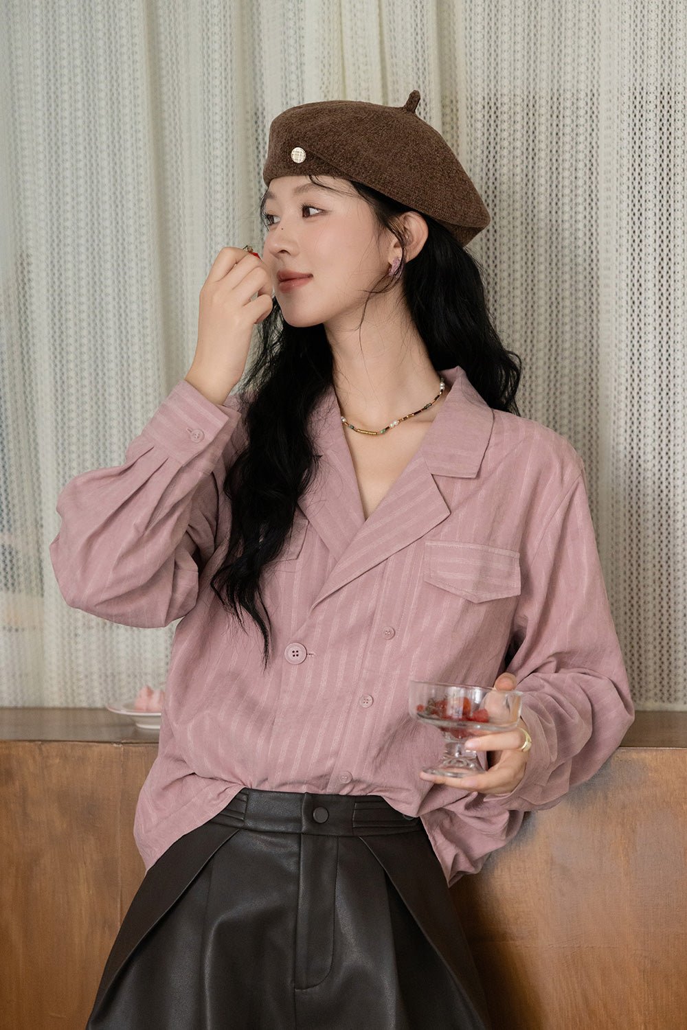 Kaos lengan panjang wanita