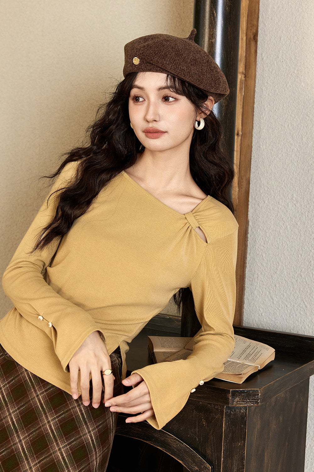 เสื้อยืดแขนยาวสำหรับผู้หญิง