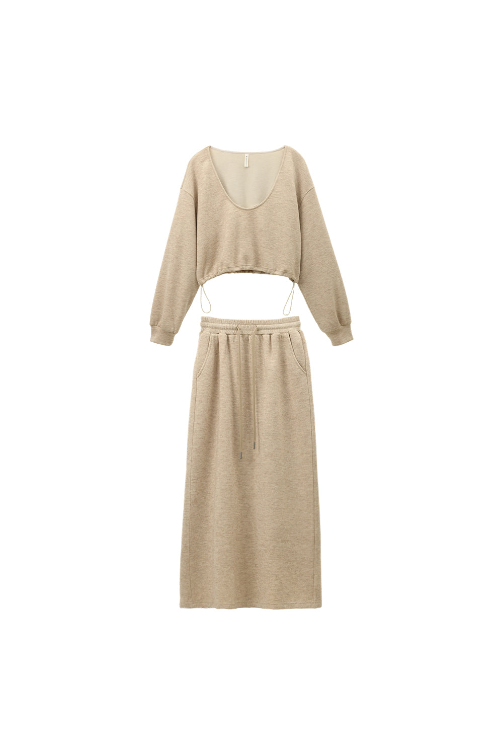 Knit Shirt and Skirt Set MISHOW