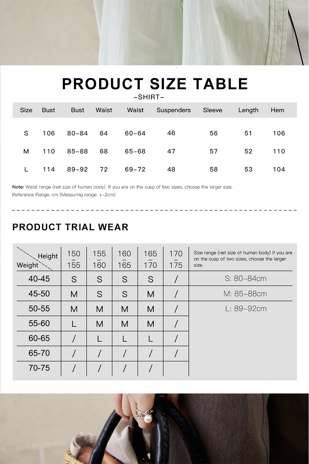 Shirts+ Suspenders Set for Women