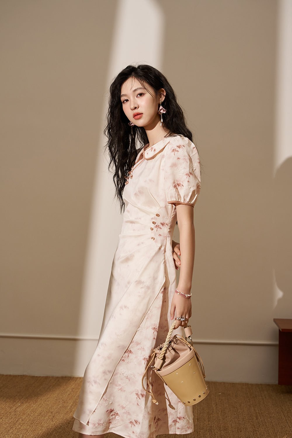 Floral Maxi Dress for Women - Mishow