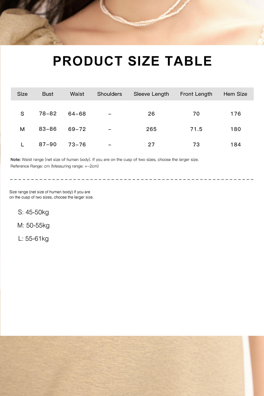 Gaun Midi A-line untuk Wanita