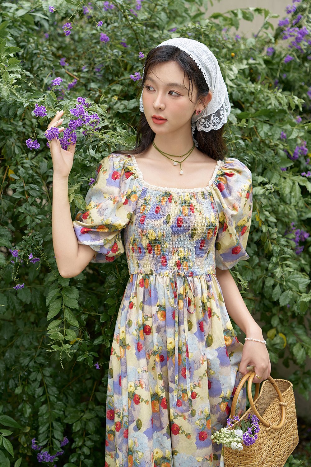 Váy Maxi Hoa Cho Nữ