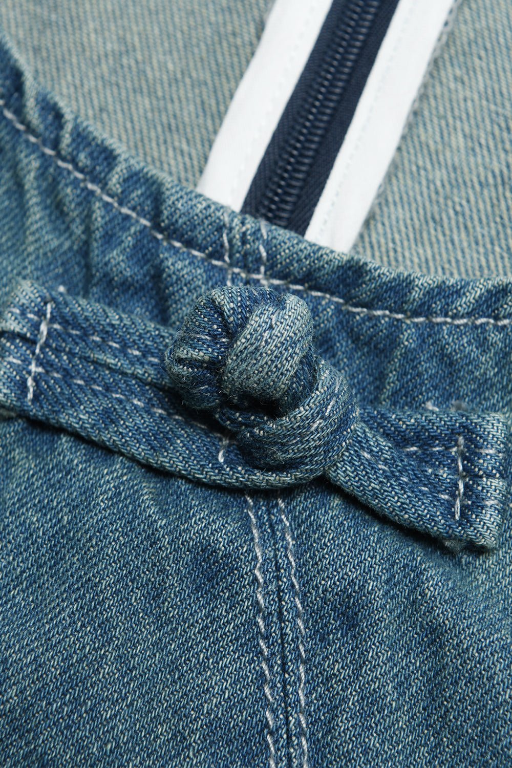 Midi Denim Dress for Women - Mishow