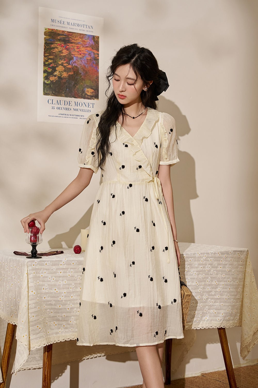 Gaun Maxi Bunga untuk Wanita