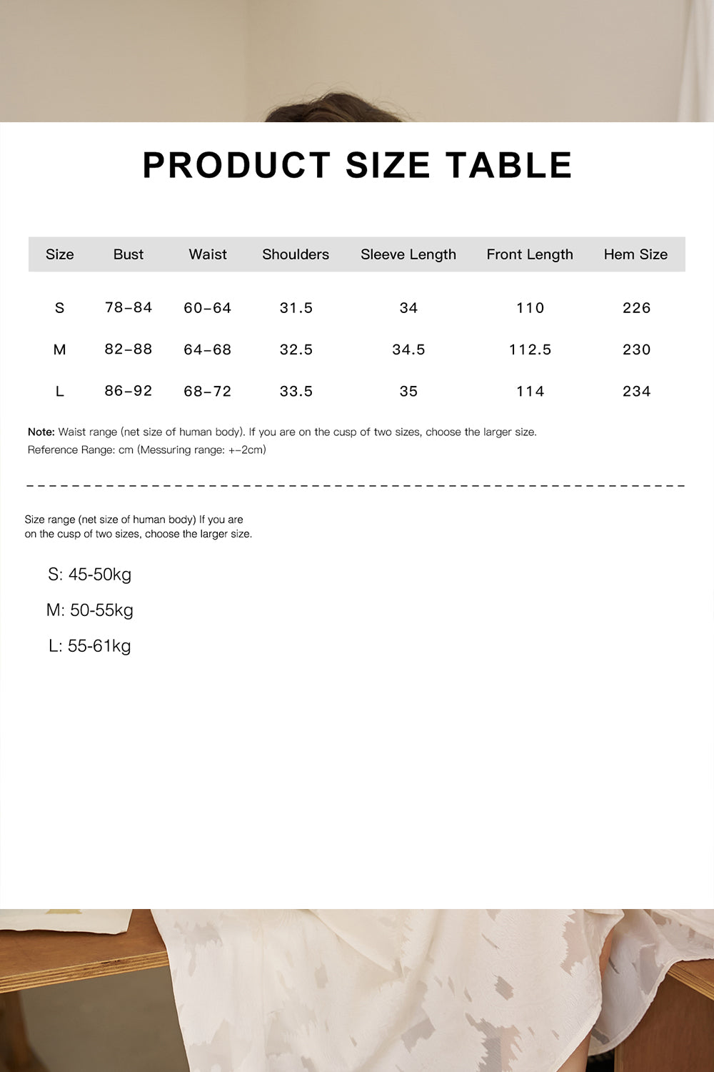 Gaun Maxi A-line untuk Wanita