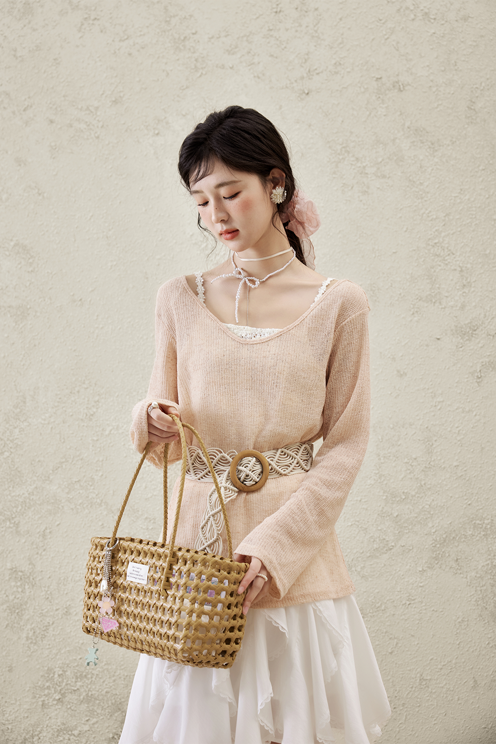 여성용 니트 셔츠