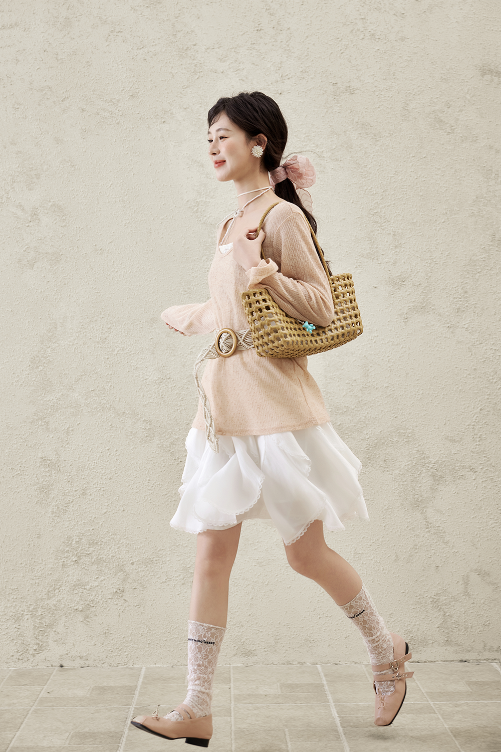 여성용 니트 셔츠