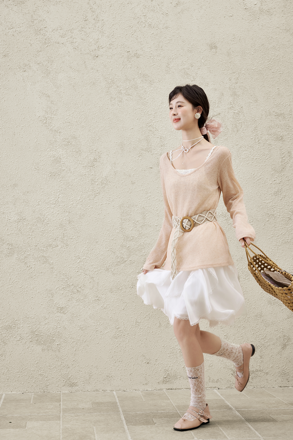 여성용 니트 셔츠