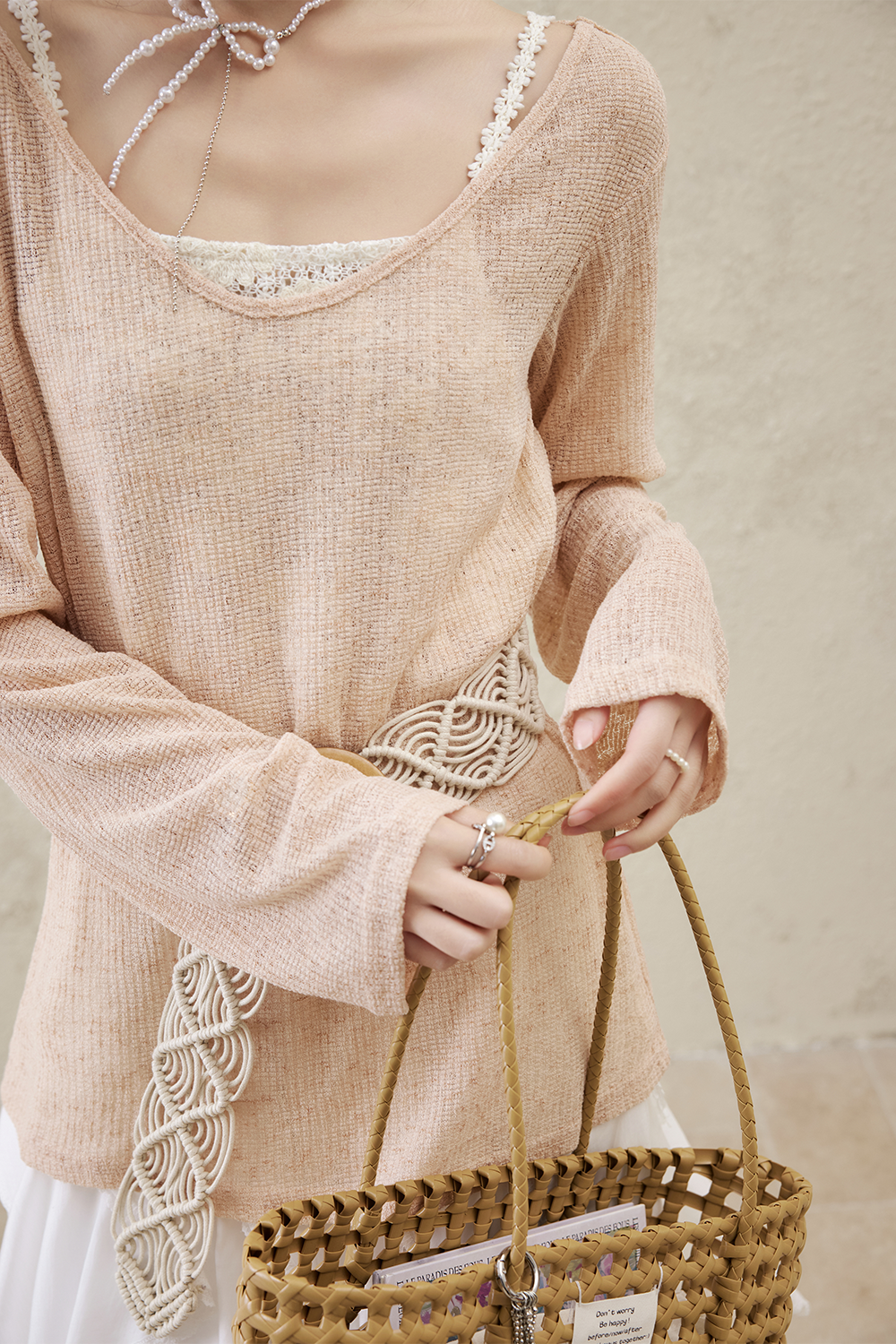 여성용 니트 셔츠