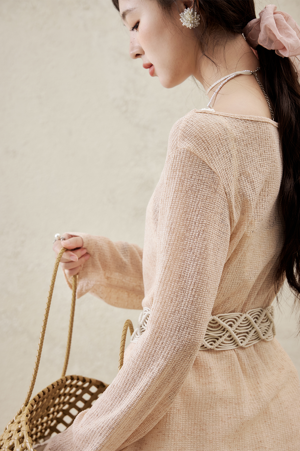 여성용 니트 셔츠