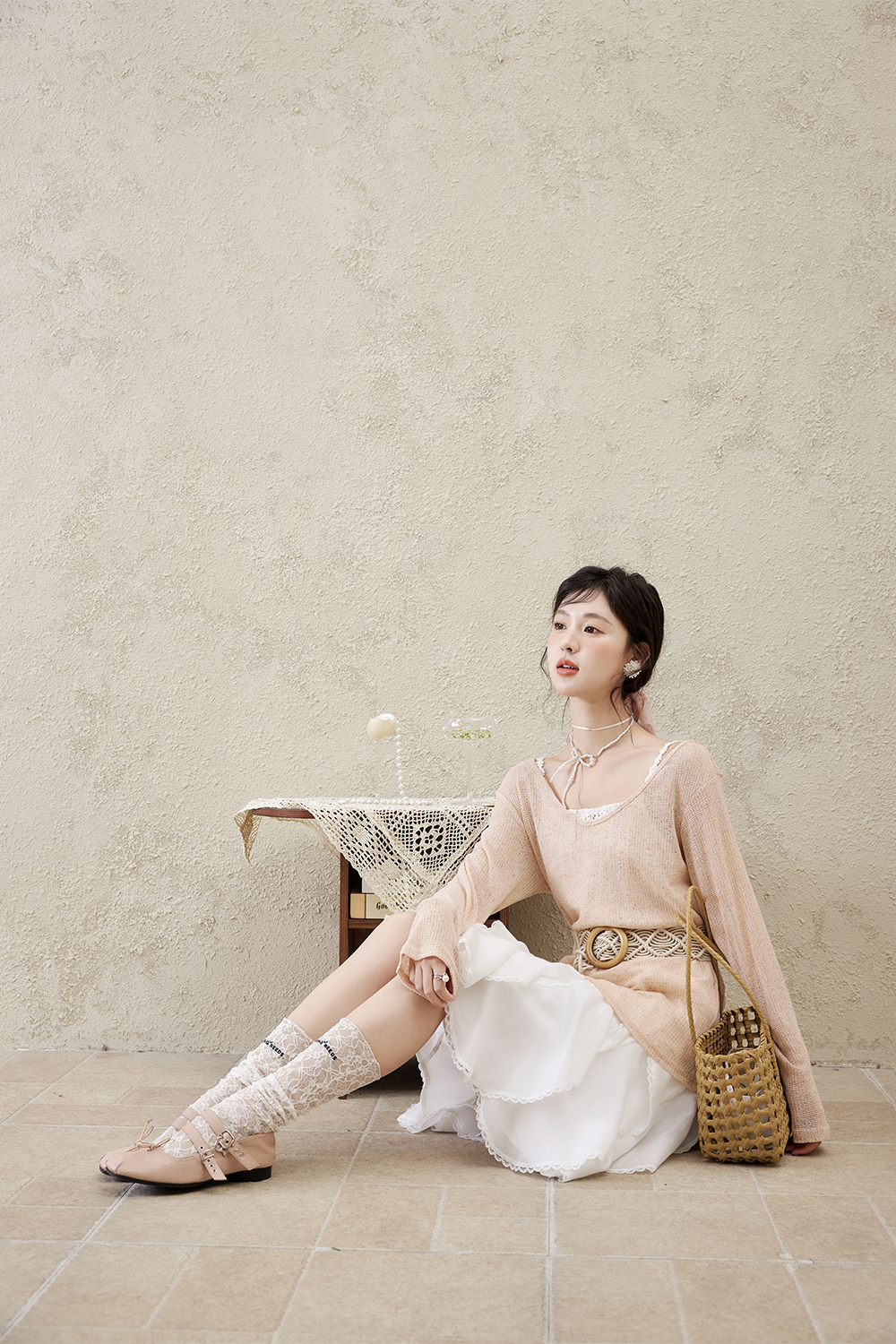 여성용 니트 셔츠