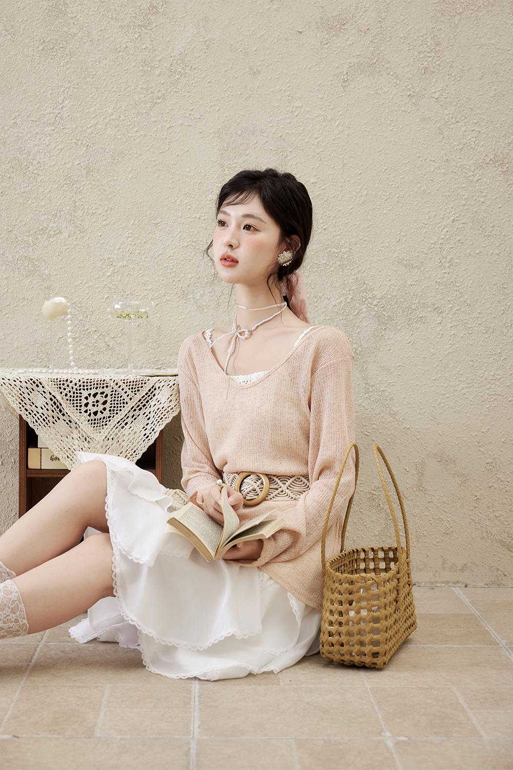 여성용 니트 셔츠