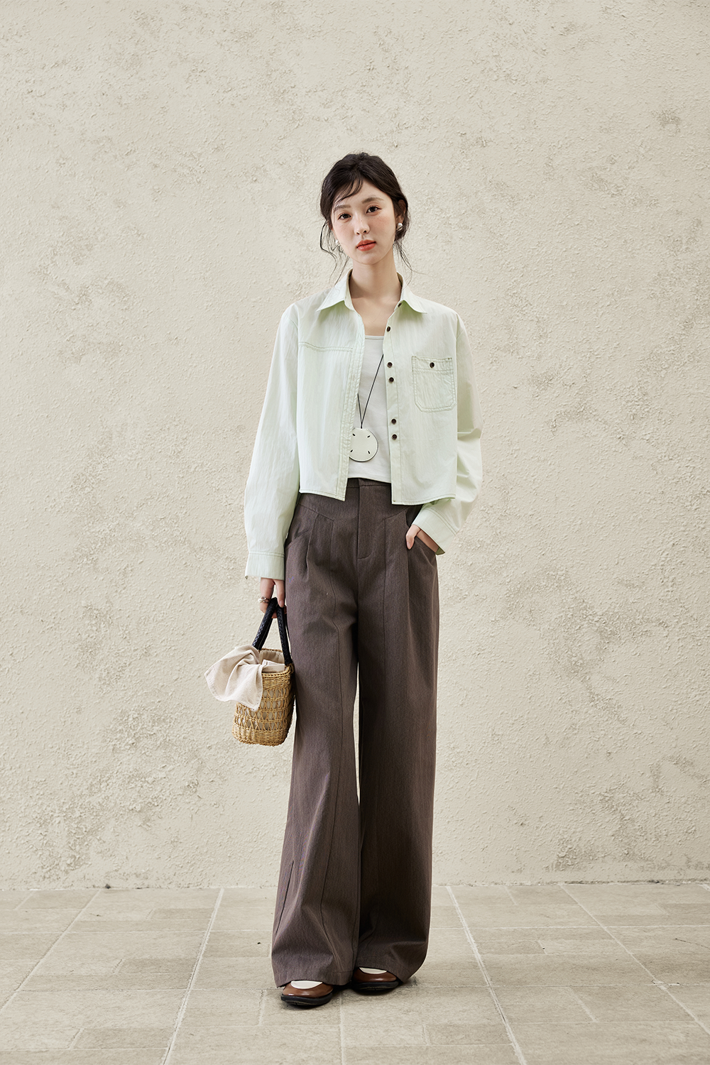Shirts+ Suspenders Set for Women