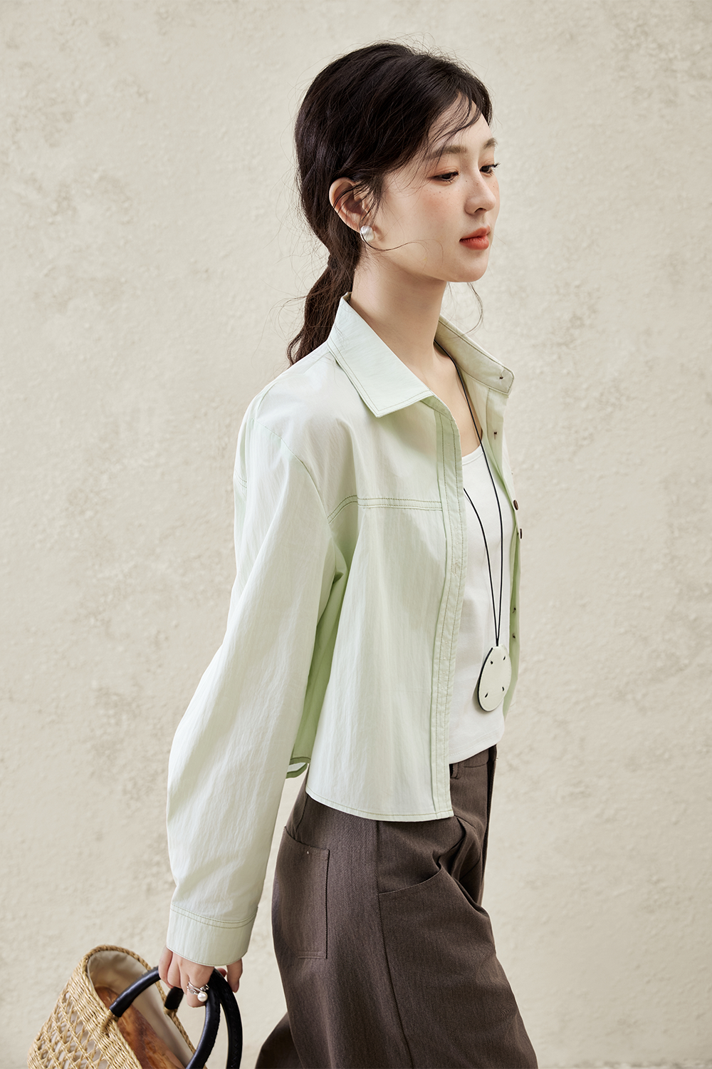 Shirts+ Suspenders Set for Women