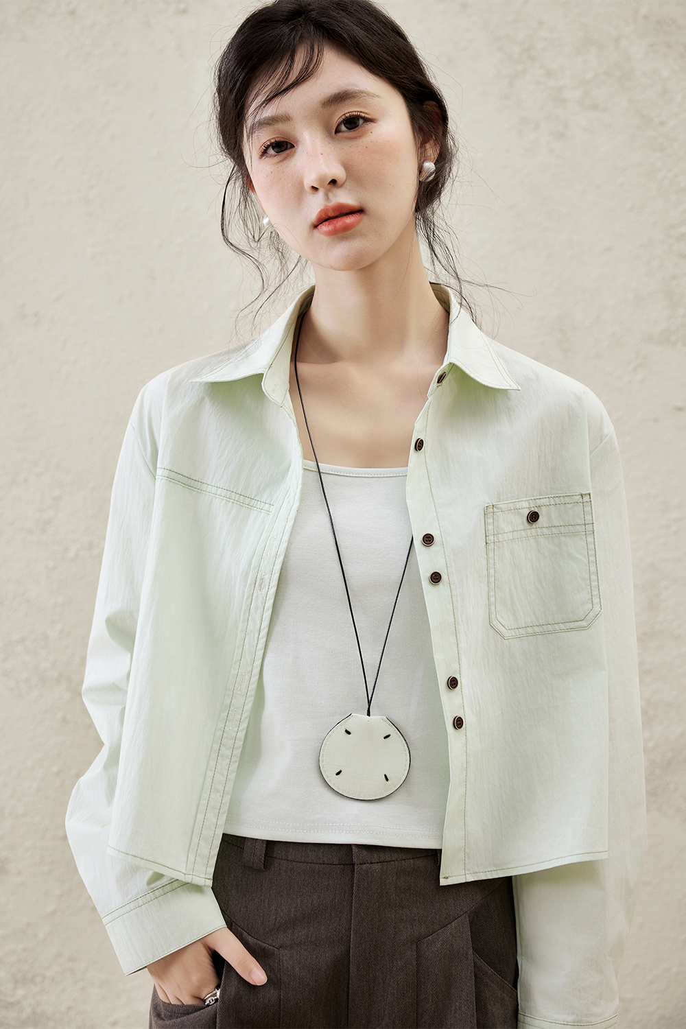 Shirts+ Suspenders Set for Women