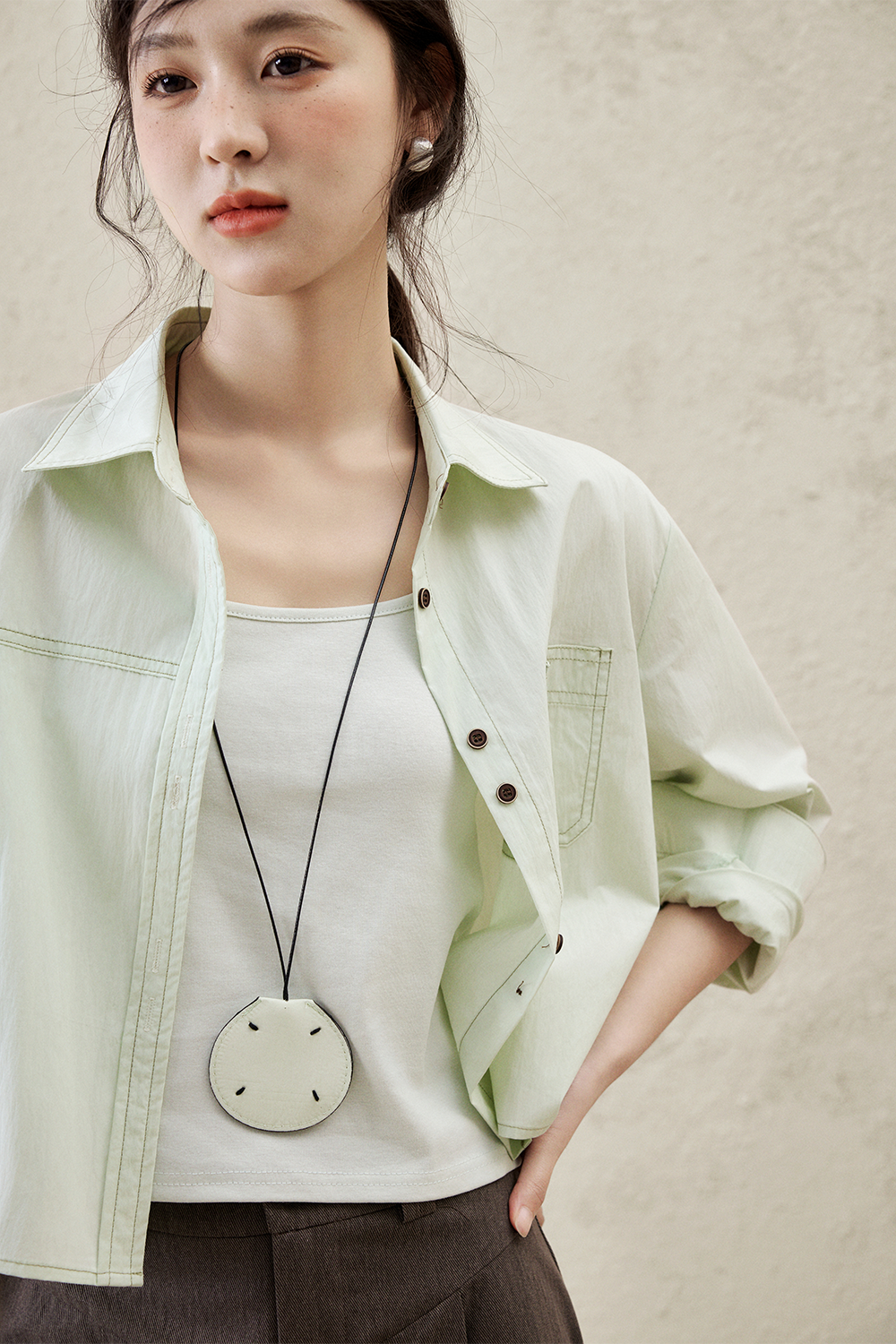 Shirts+ Suspenders Set for Women