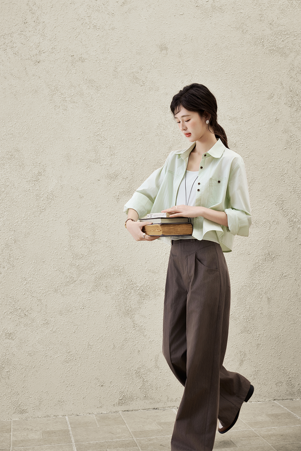 Shirts+ Suspenders Set for Women