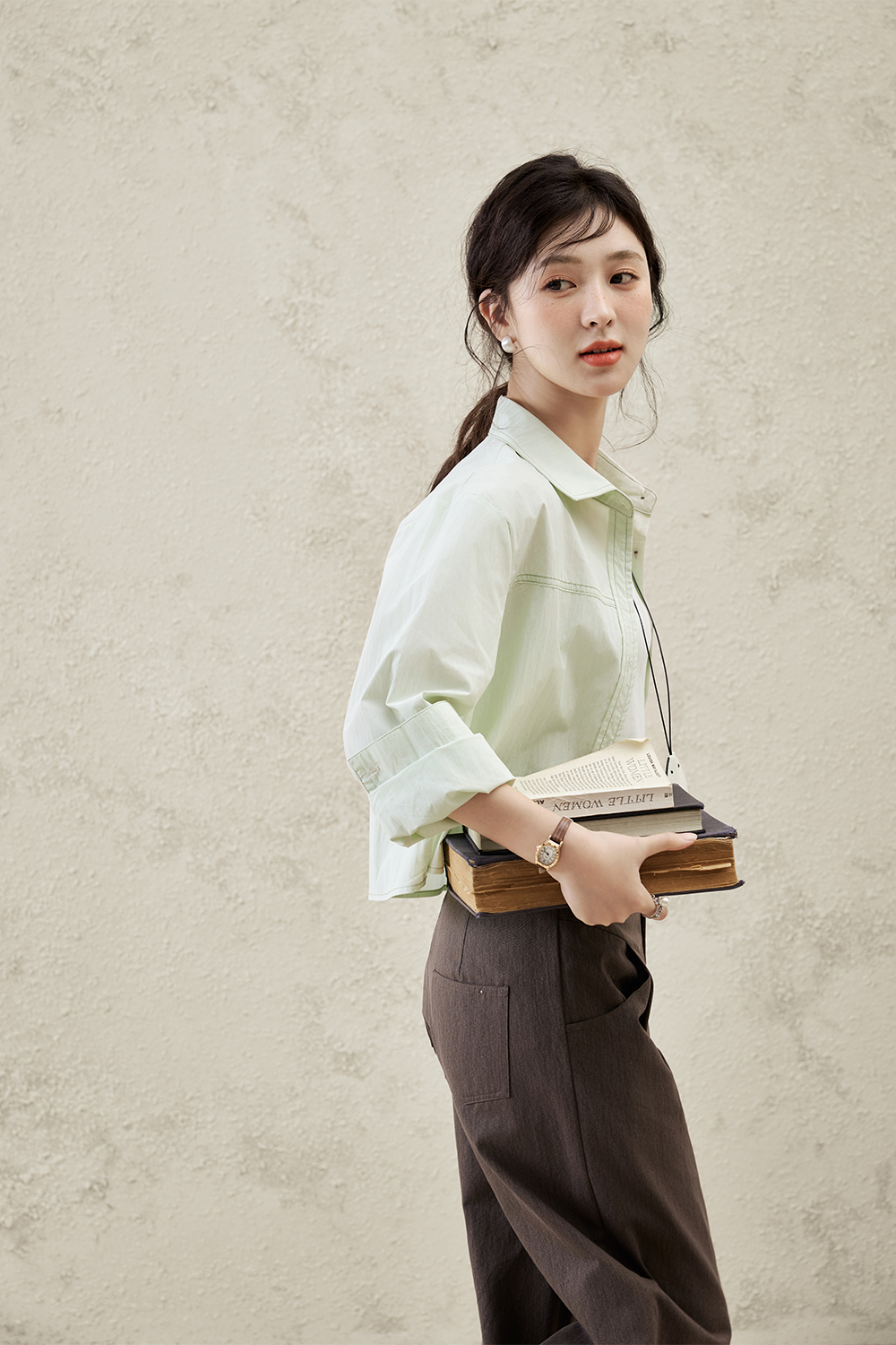 Shirts+ Suspenders Set for Women