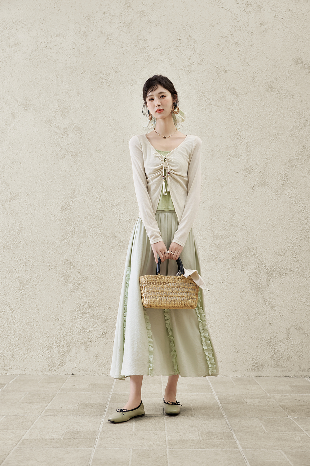 여성용 니트 셔츠