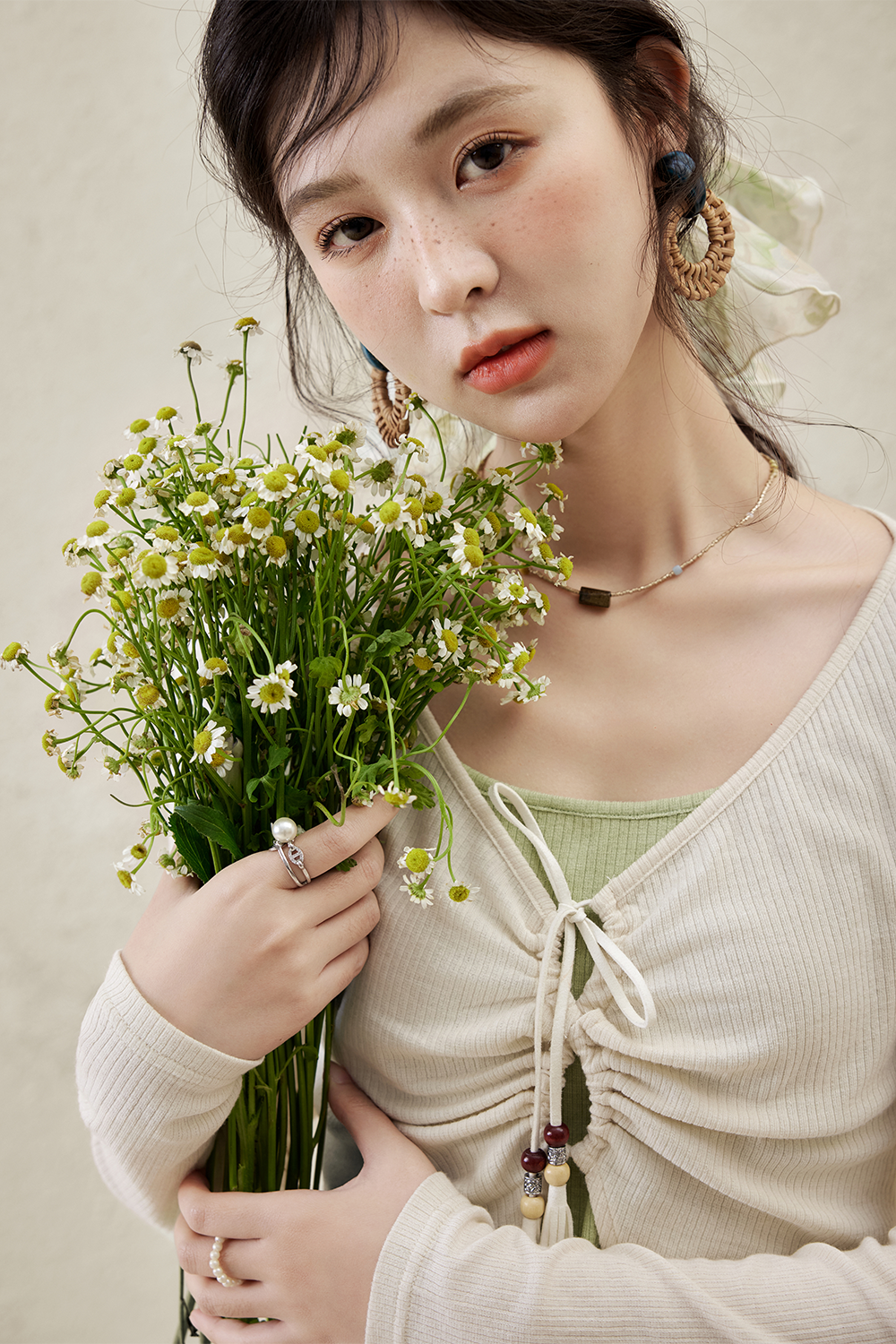 여성용 니트 셔츠