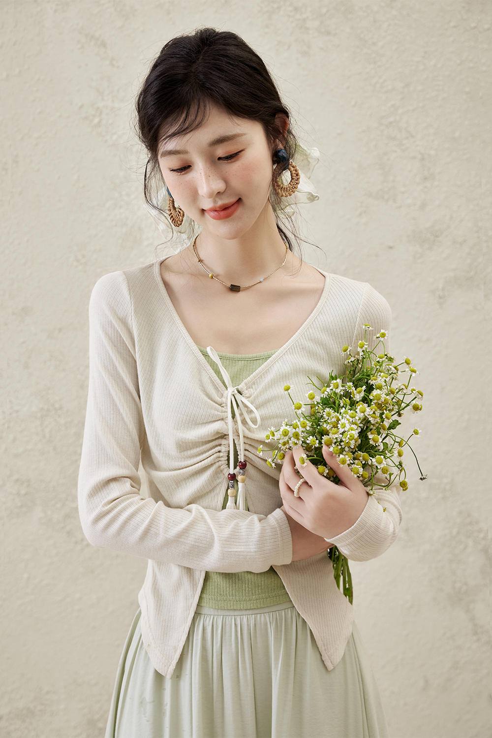 여성용 니트 셔츠