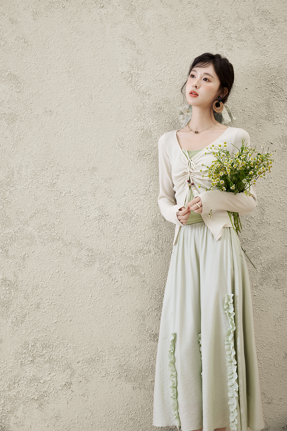 여성용 니트 셔츠