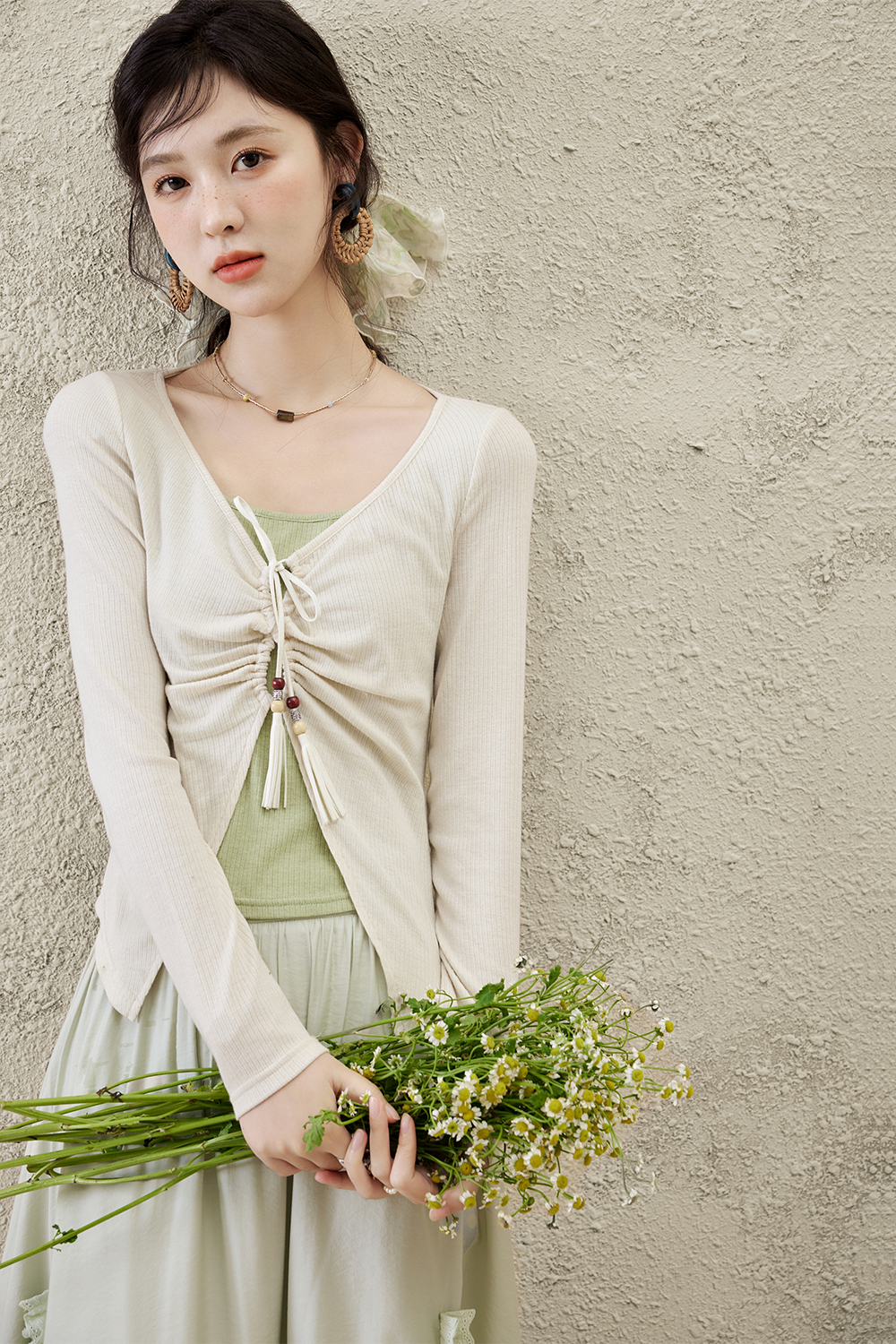 여성용 니트 셔츠