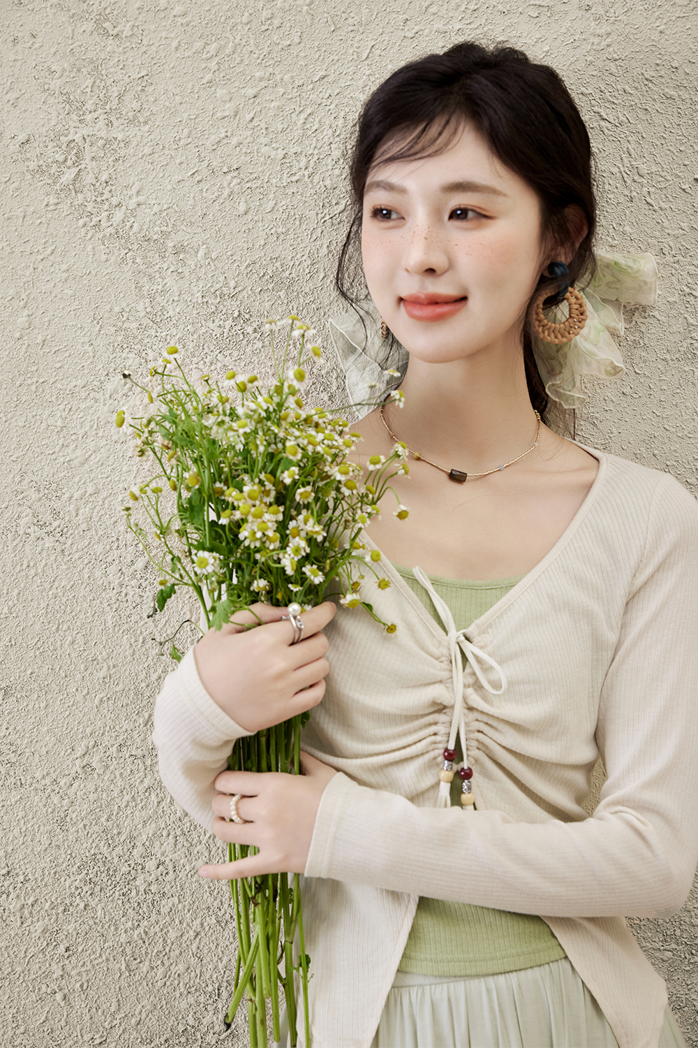 여성용 니트 셔츠