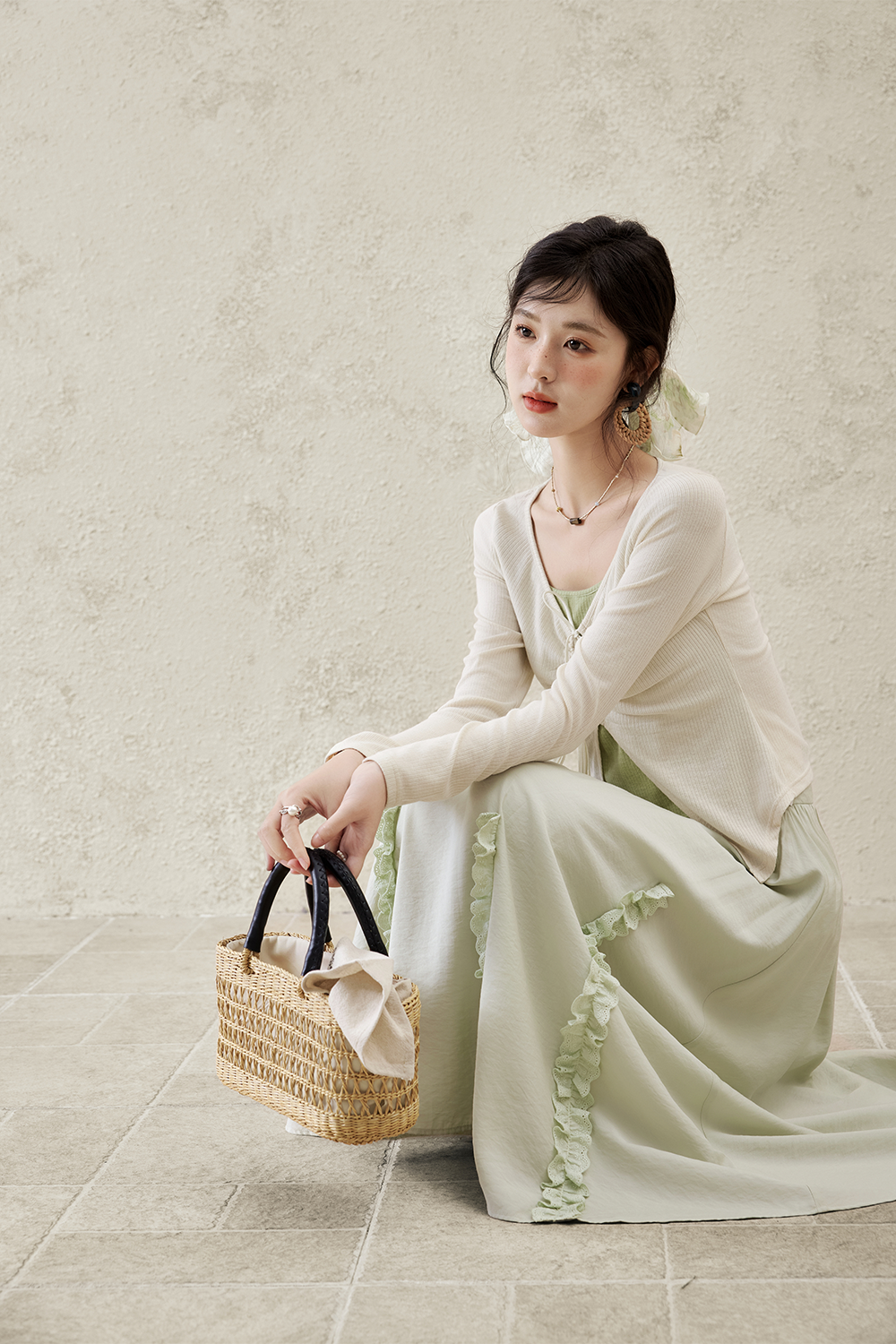 여성용 니트 셔츠