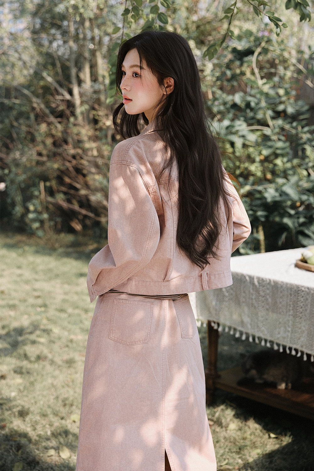 キャミソール+コート+スカートは別売りです