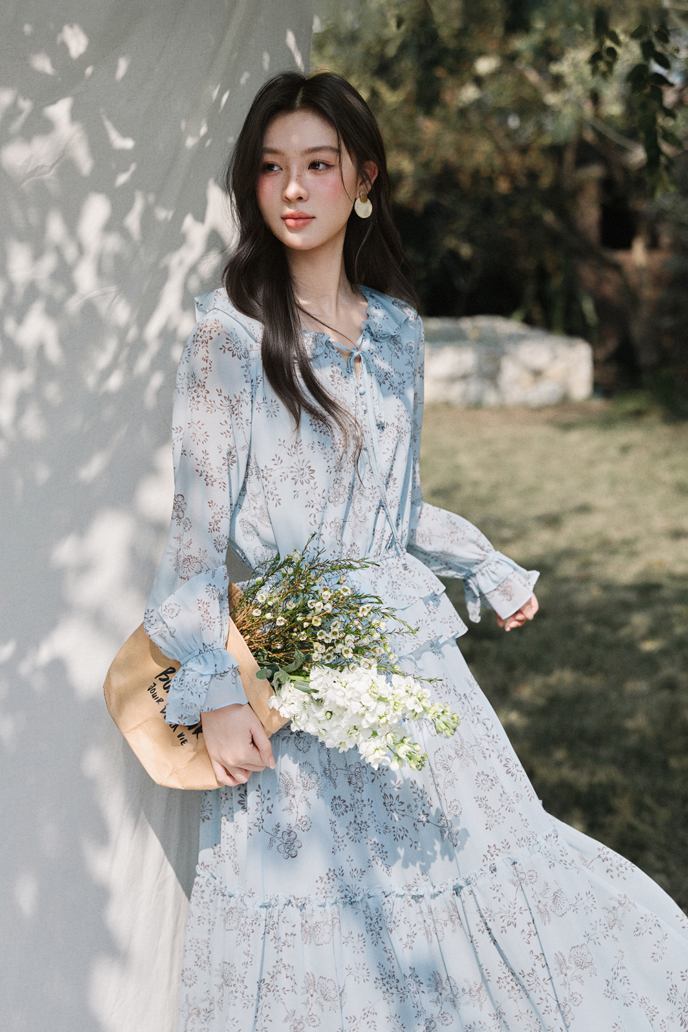 Blouse and Skirt Set