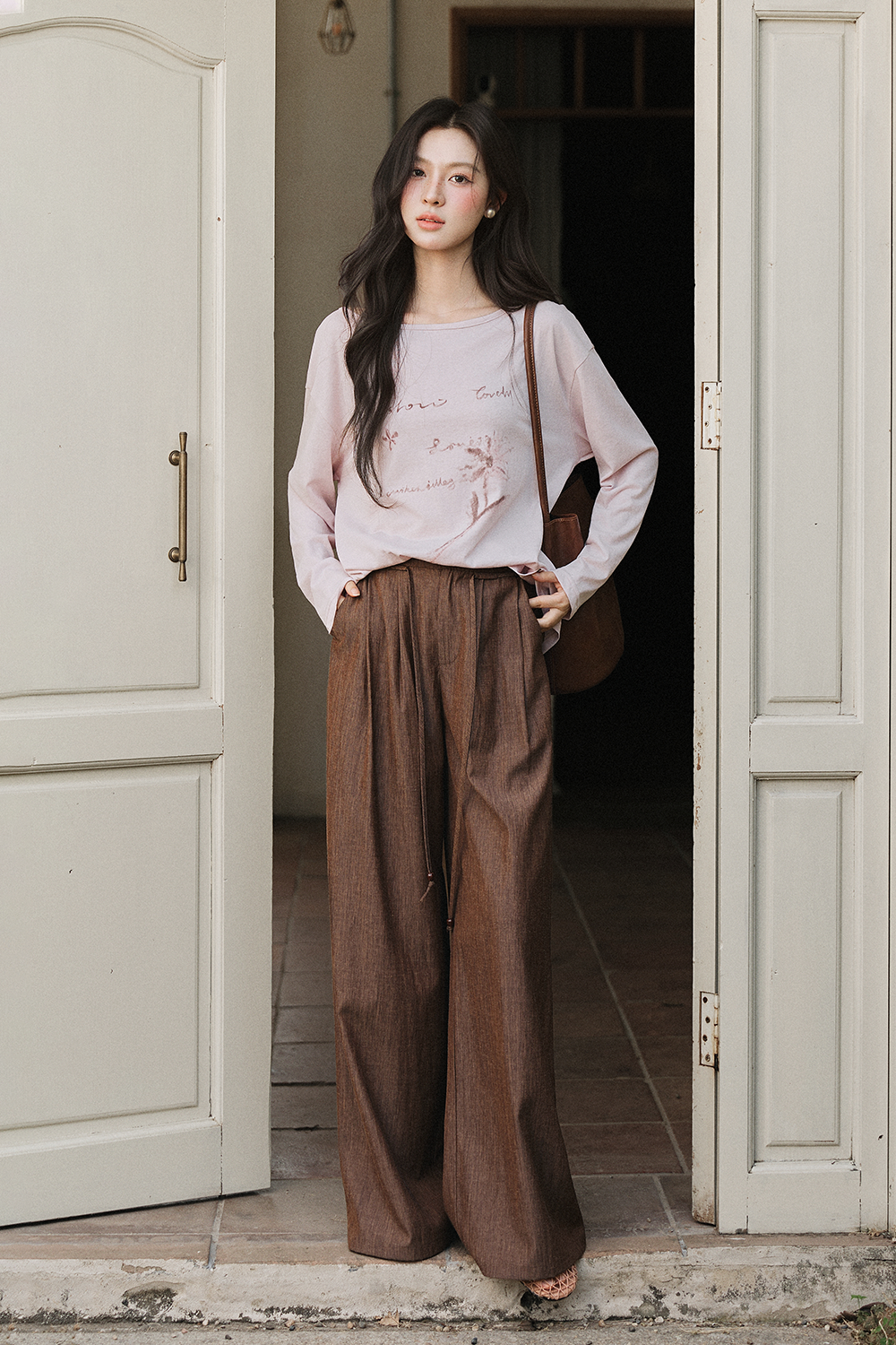 レディース長袖Tシャツ